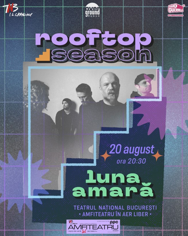 Concert Alert: Luna Amară @ Rooftop&nbsp;Season