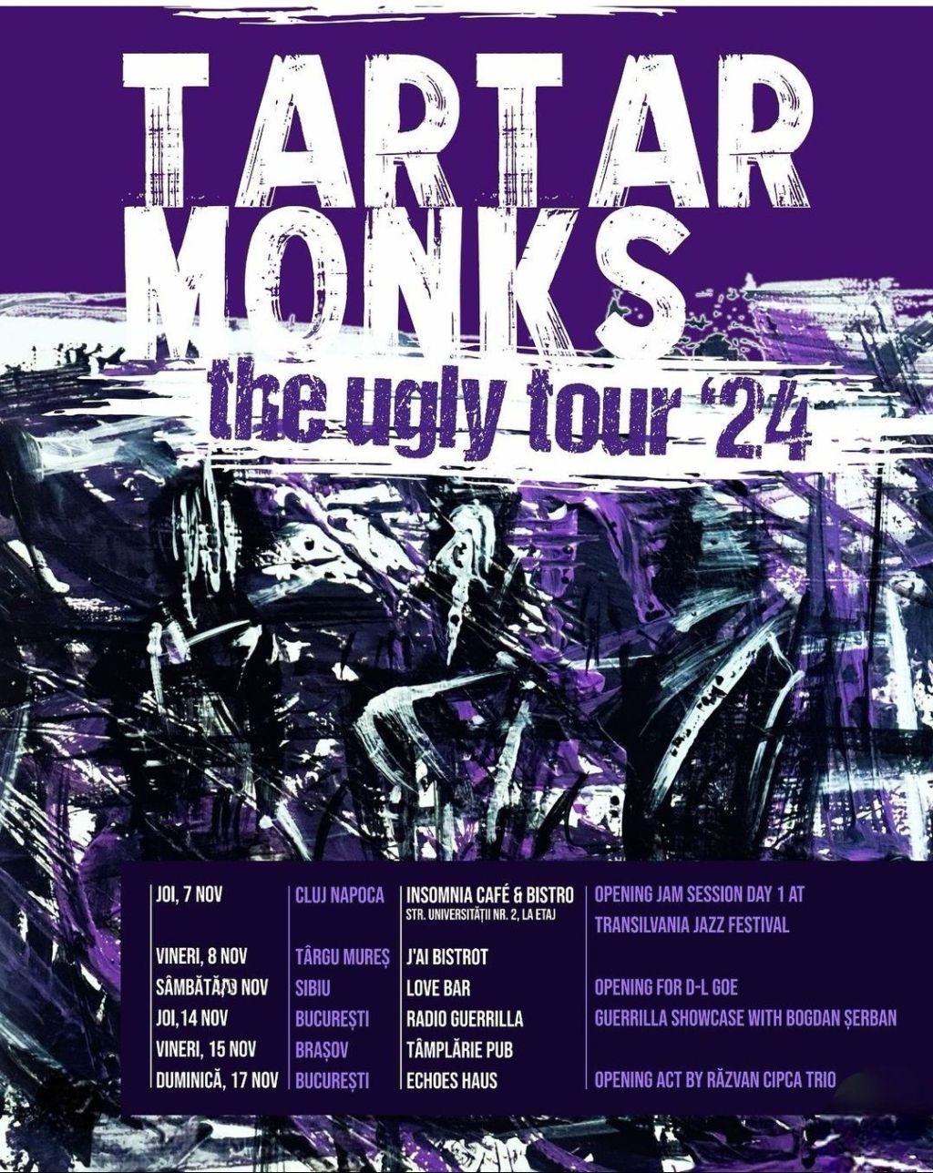 Tour Alert: Tartar Monks – “The Ugly&nbsp;Tour”