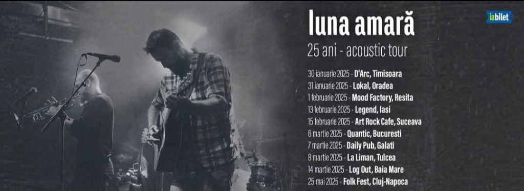 Tour Alert: Luna Amară  – 25 Years Acoustic&nbsp;Tour