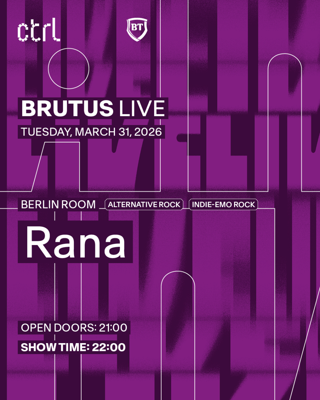 Concert Alert: Rana @&nbsp;Control