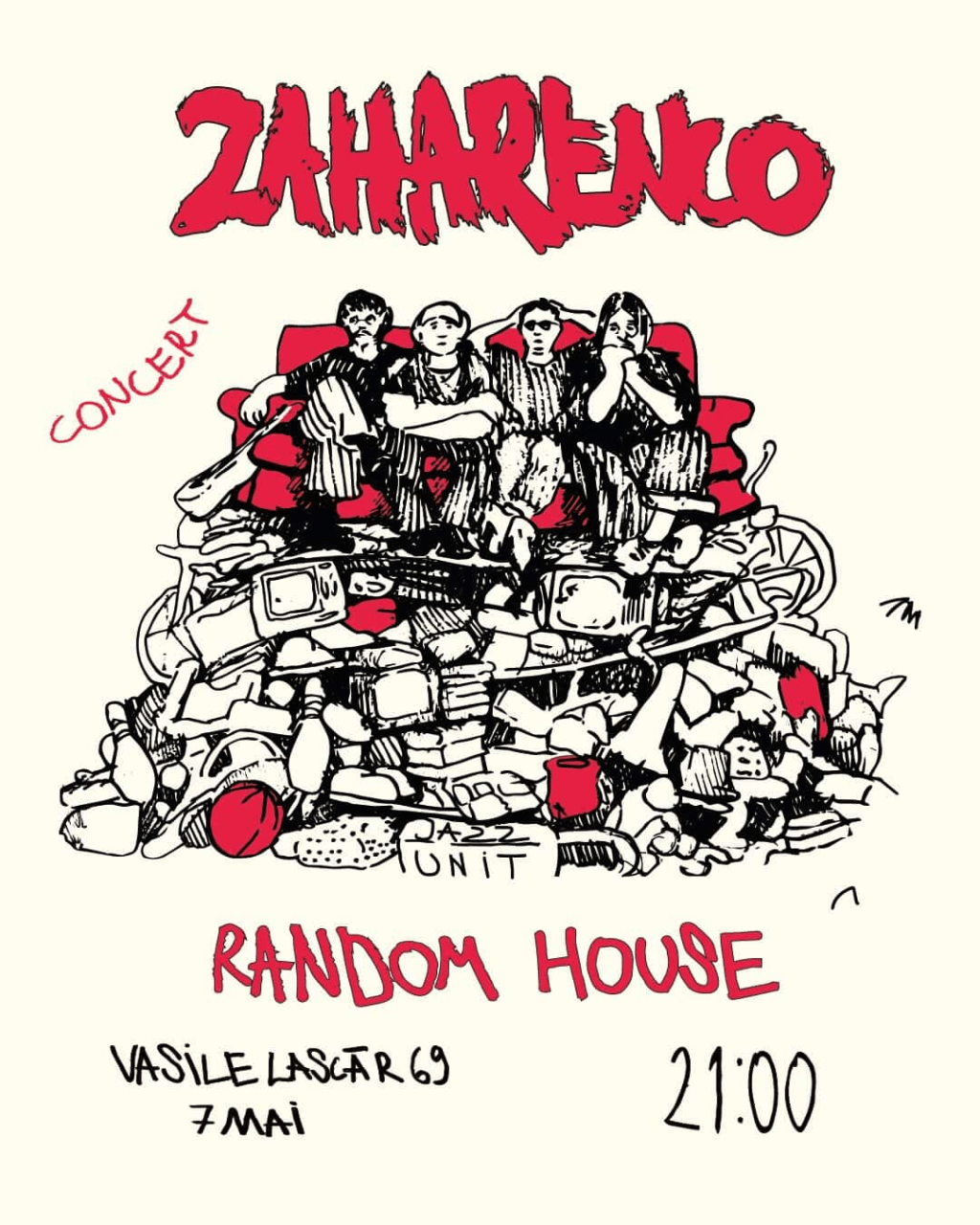 Concert Alert: Zaharenco @ Random&nbsp;House