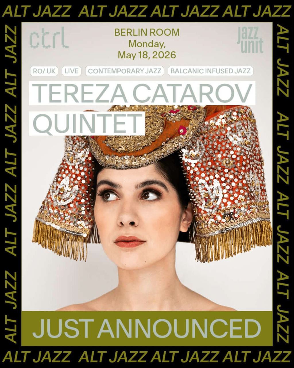 Concert Alert: Tereza Catarov Quintet @ Control&nbsp;Club