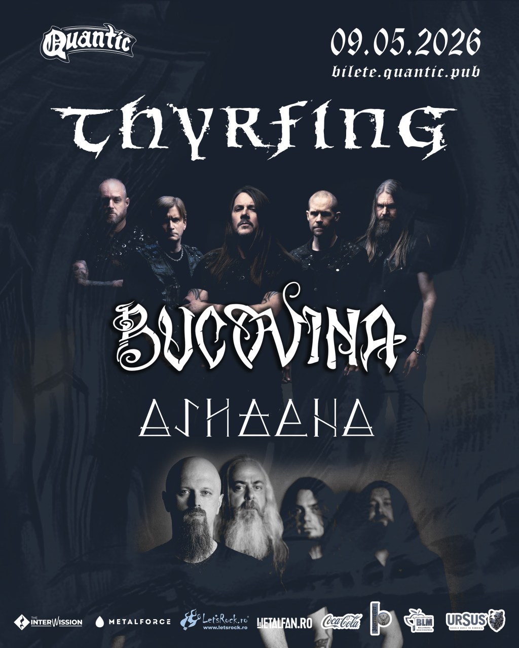 Concert Alert: Thyrfing, Bucovina & Ashaena @&nbsp;Quantic
