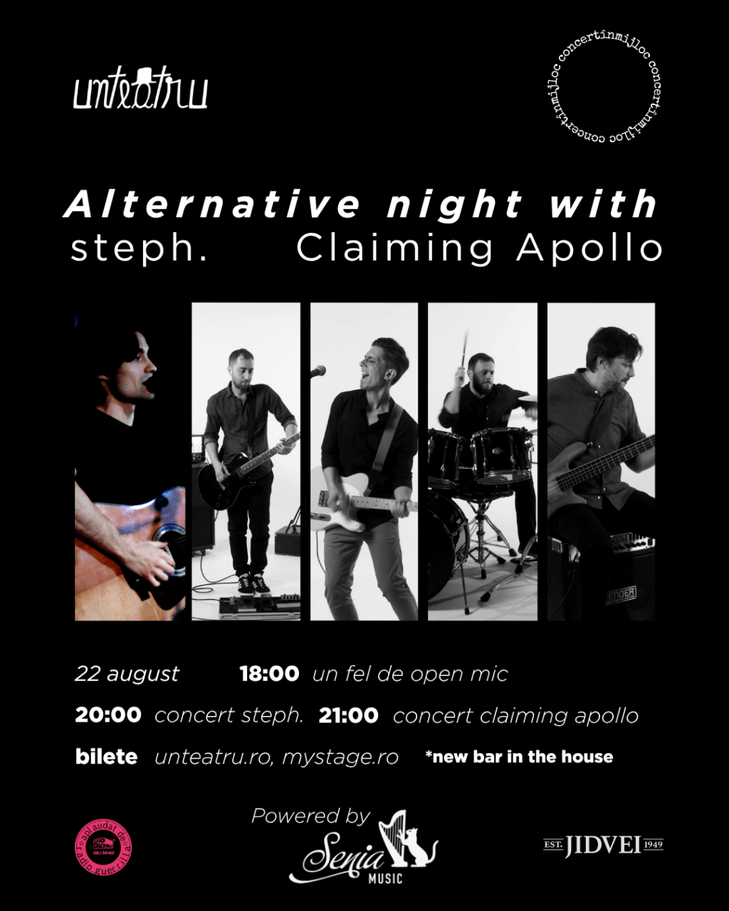Concert Alert: Alternative Night @&nbsp;unteatru