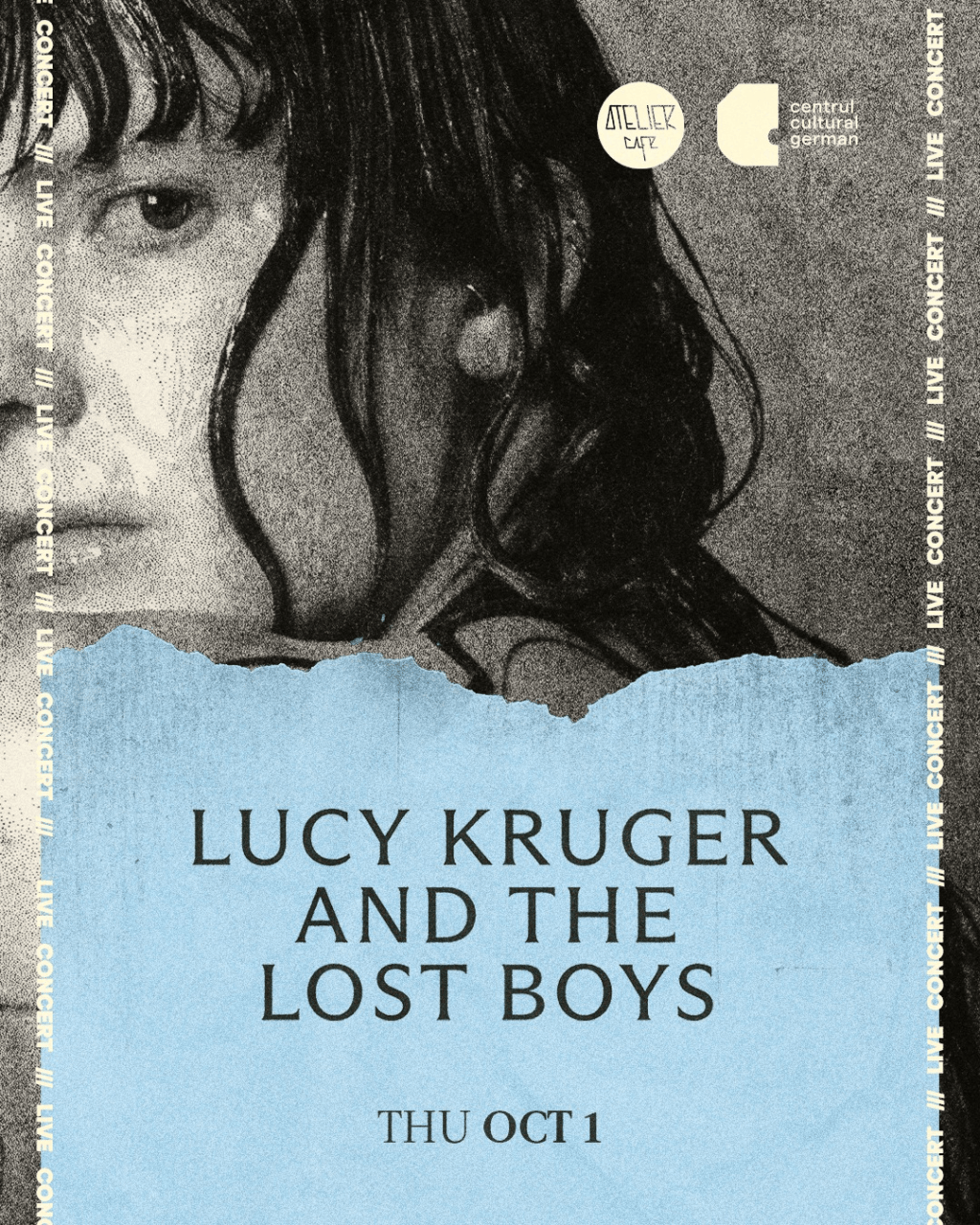 Concert Alert: Lucy Kruger & The Lost Boys @ Atelier Cafe&nbsp;Cluj
